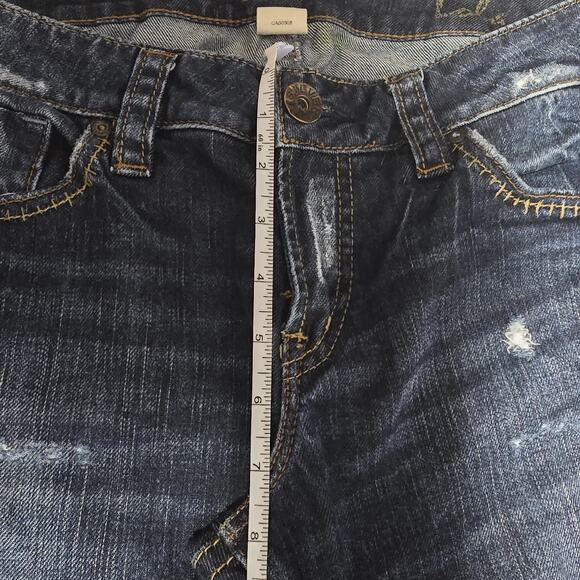 Silver Jeans Womens 30 Boot Cut Low Rise Dark Wash Denim Stretch Lola 30 x 33 - Picture 10 of 11